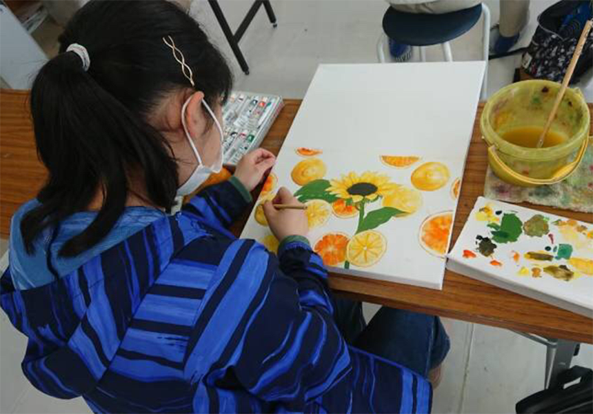 学生アートクラス　小学校高学年から高校生までの専門美術学習クラス
