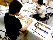 日本画水彩教室制作風景２.jpg